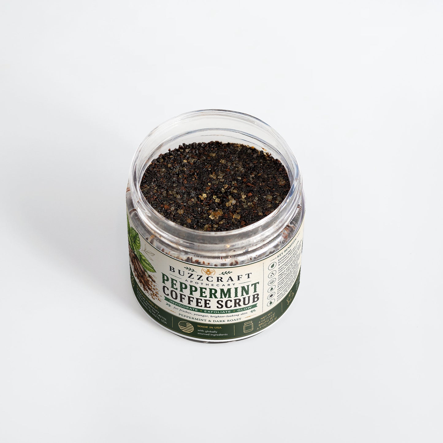 Peppermint Coffee Scrub