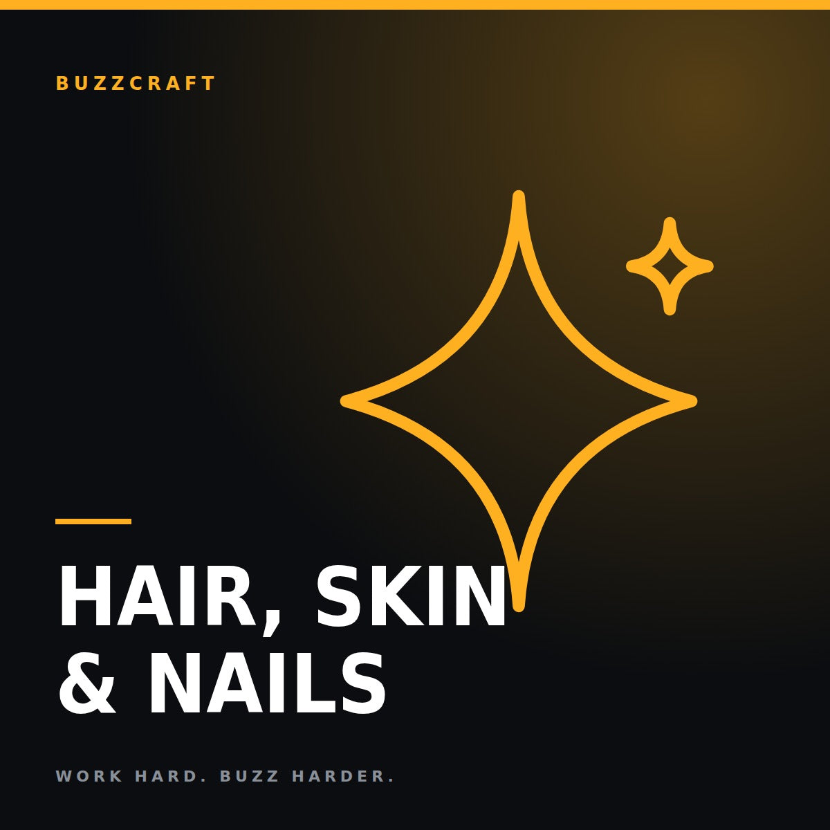 BuzzCraft hair, skin and nails supplements