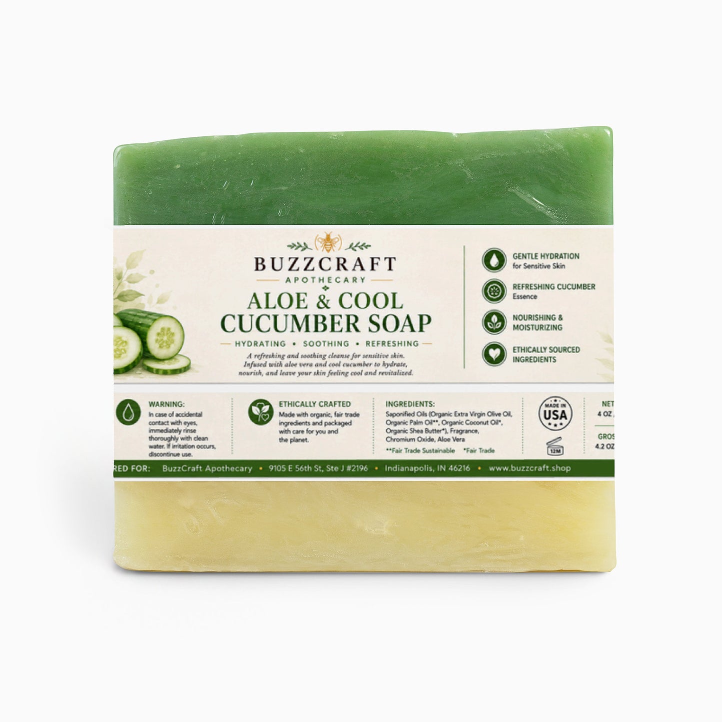 Aloe & Cool Cucumber Soap