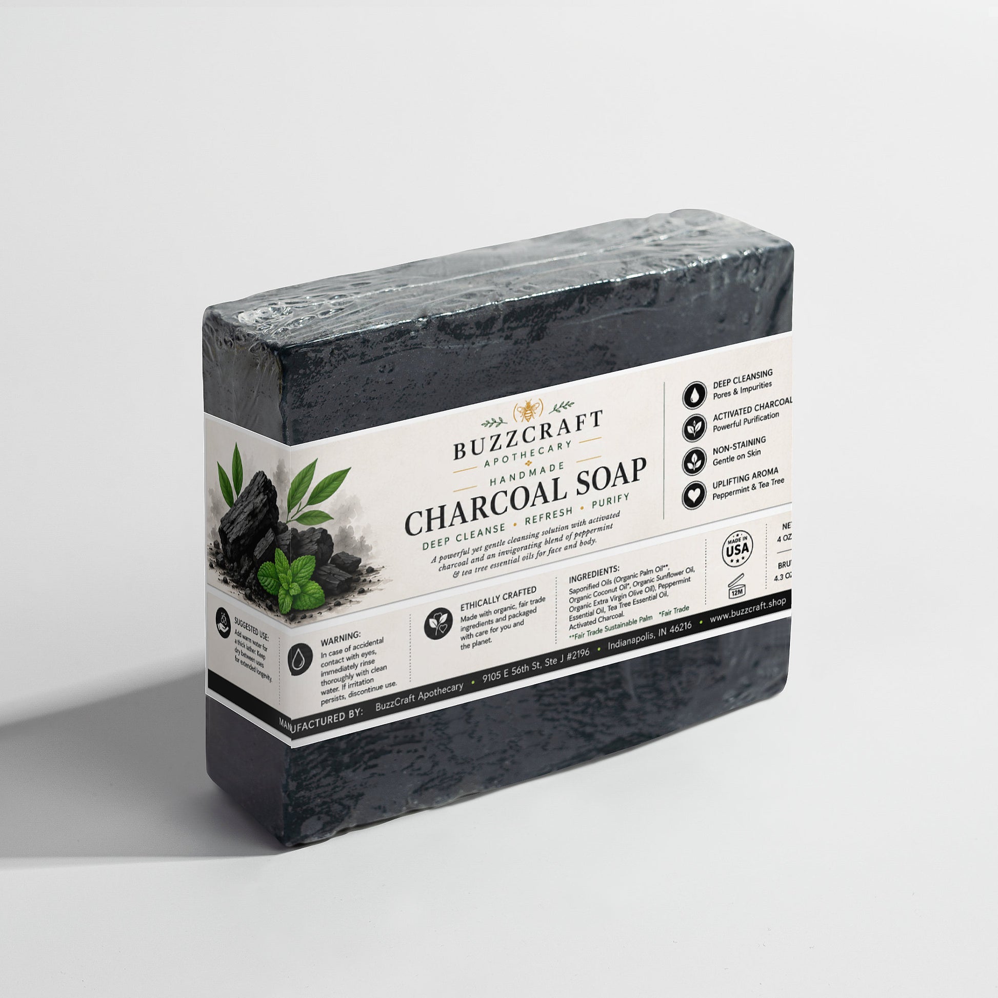 Charcoal Soap - Personal Care and Beauty