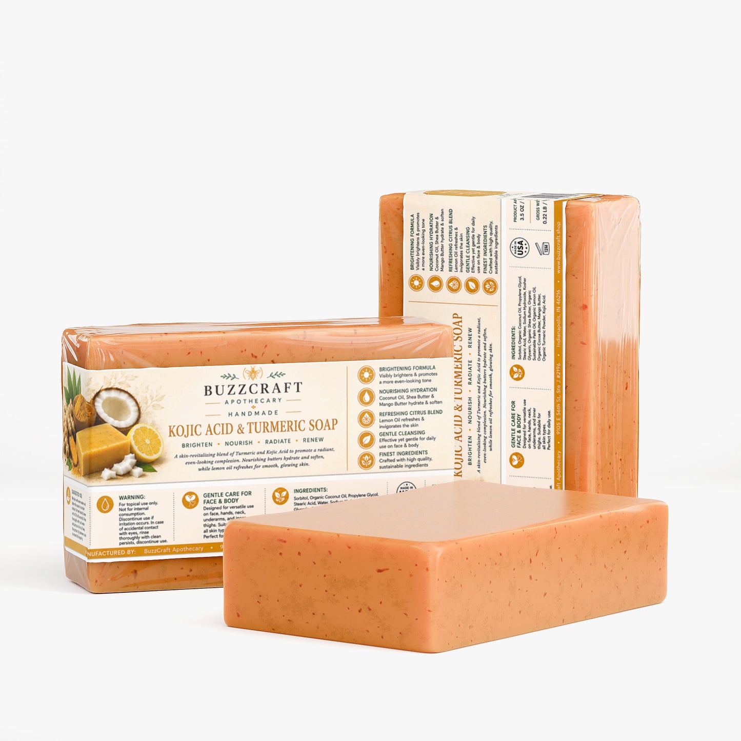 Kojic Acid & Turmeric Soap