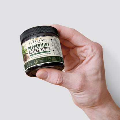 Peppermint Coffee Scrub