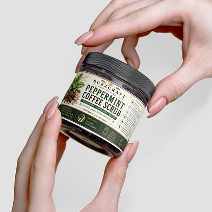 Peppermint Coffee Scrub