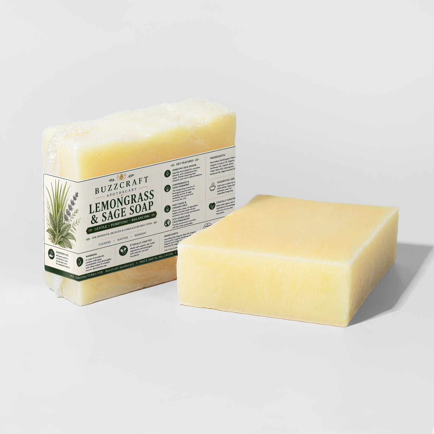 Lemongrass & Sage Soap