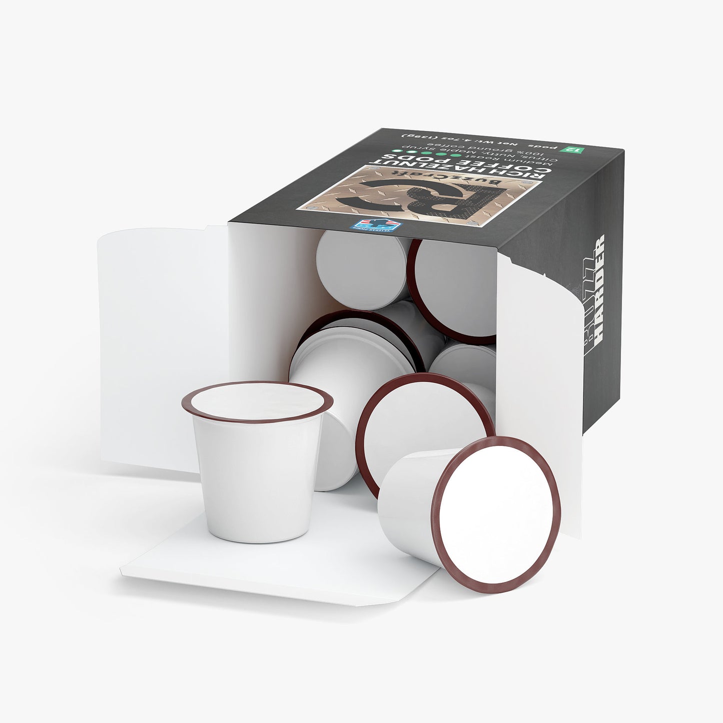 Rich Hazelnut Coffee Pods (Medium Roast)