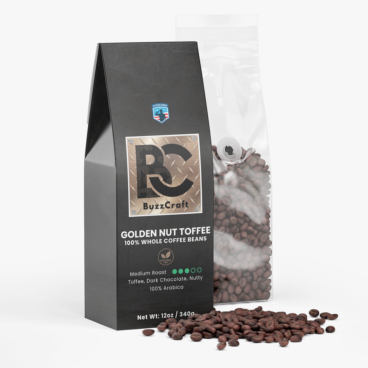 Golden Nut Toffee Coffee (Medium Roast)